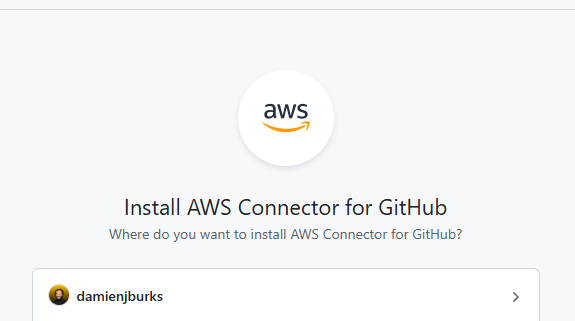 Select GitHub Username