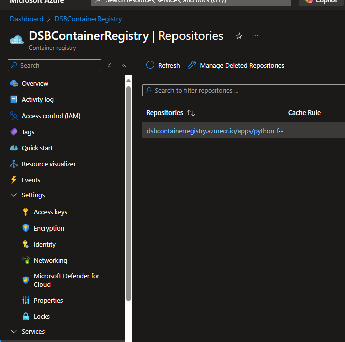 Container Registry Repo