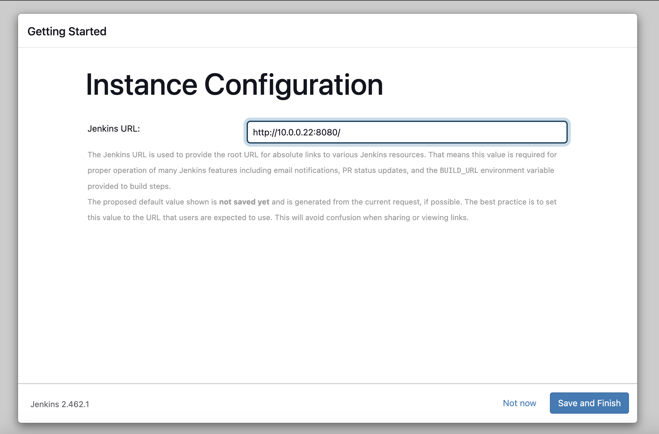 Configure Instance