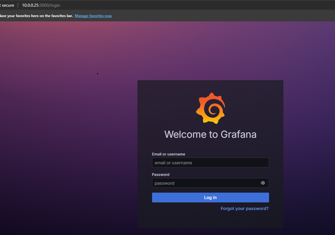 Grafana Login